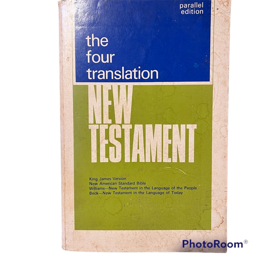 Vintage Paperback New Testament With 4 Translations